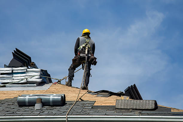 Professional Roof Installation technician working in Reading, KS